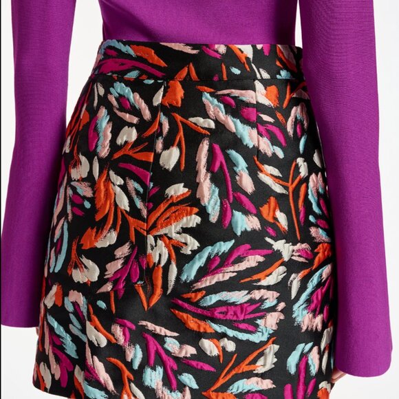 Essentiel Antwerp Clo Floral Jacquard Mini Skirt - Size 40 - EUC - Picture 2 of 5